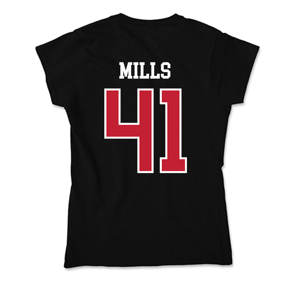 Ohio State - NCAA Football : Grant Mills - Soft Style Women’s T-Shirt-1
