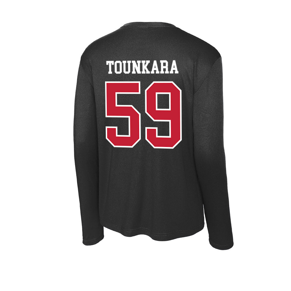 Ohio State - NCAA Football : Ahmed Tounkara - Activewear Long Sleeve T-Shirt-1