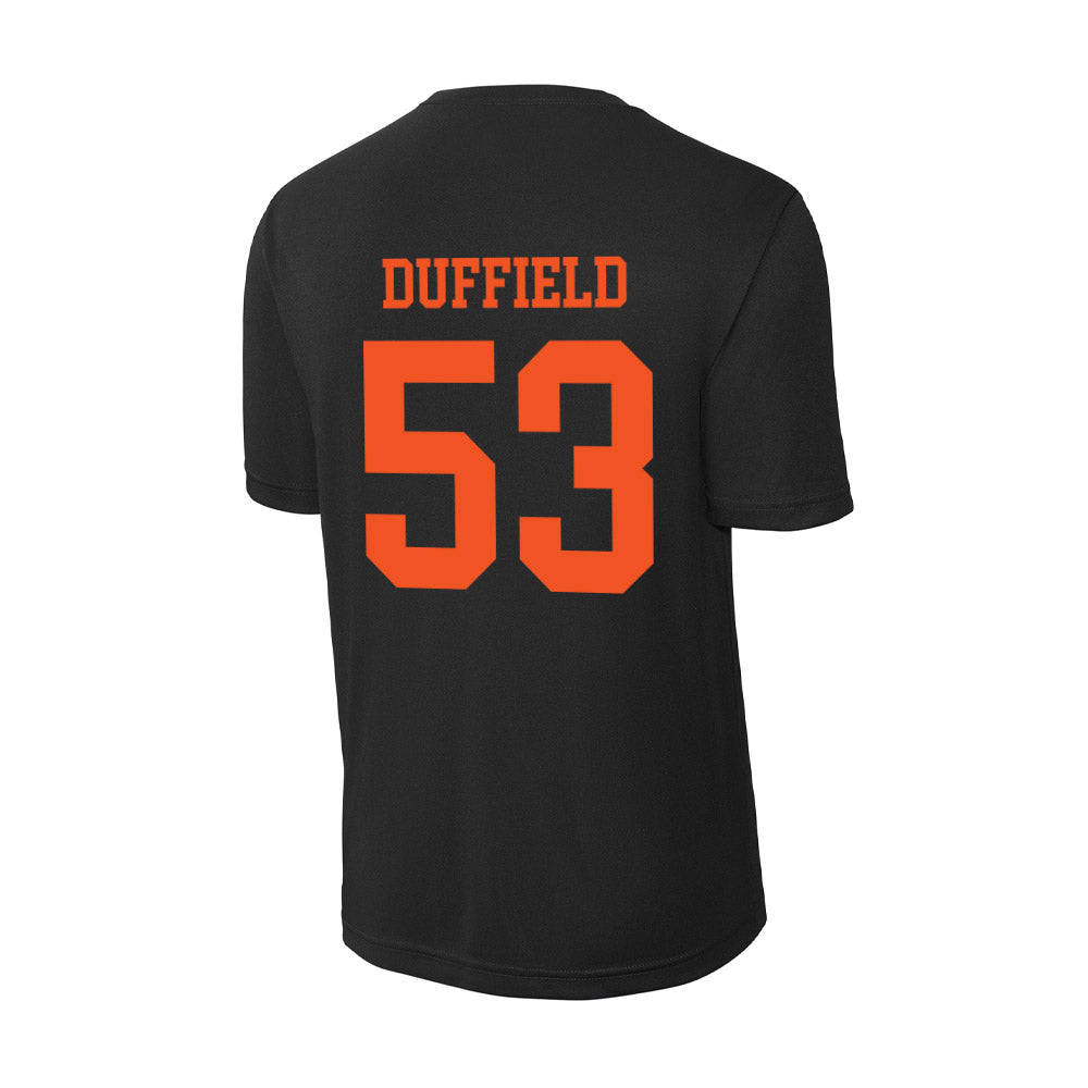 Oklahoma State - NCAA Football : Jaxson Duffield - Activewear T-Shirt-1