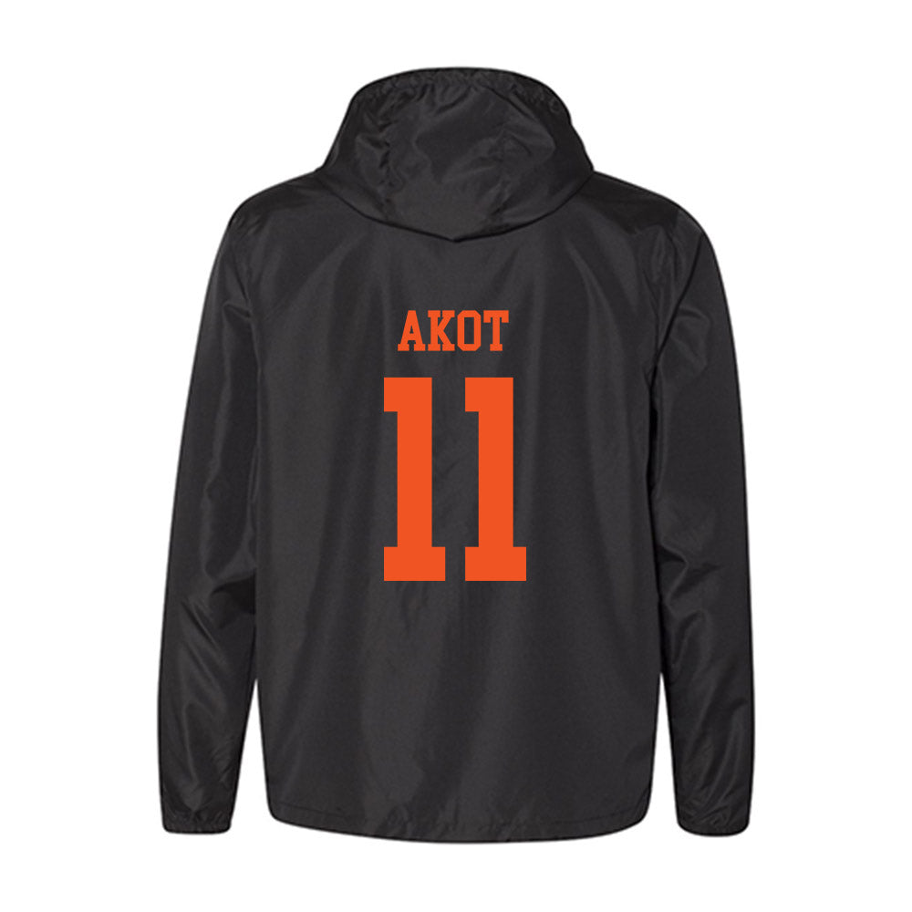 Oklahoma State - NCAA Women's Basketball : Achol Akot - Windbreaker-1