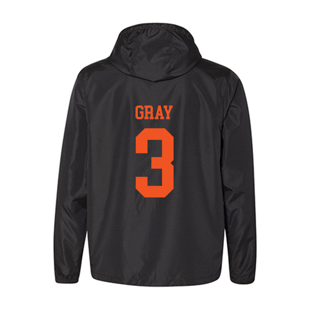 Oklahoma State - NCAA Women's Basketball : Micah Gray - Windbreaker-1