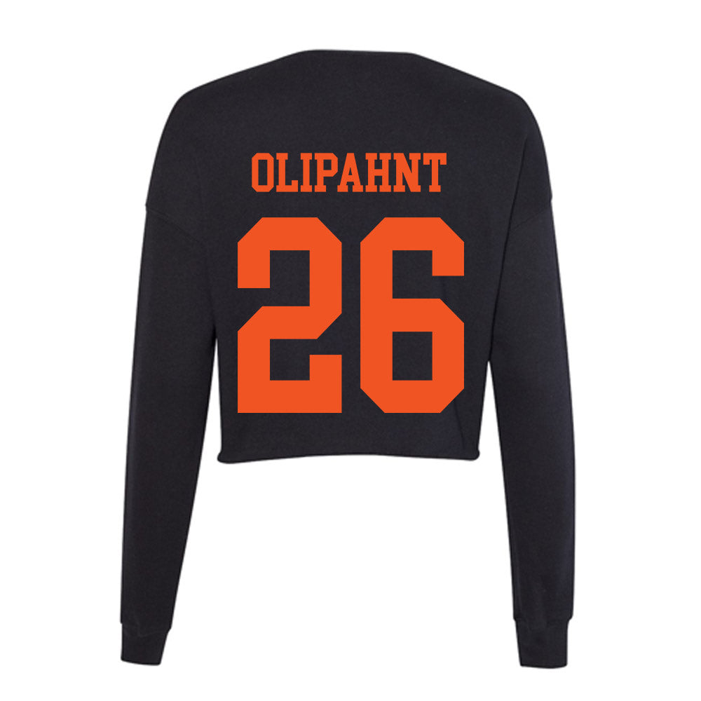 Oklahoma State - NCAA Football : jacobi olipahnt - Women's Cropped Crew Fleece-1