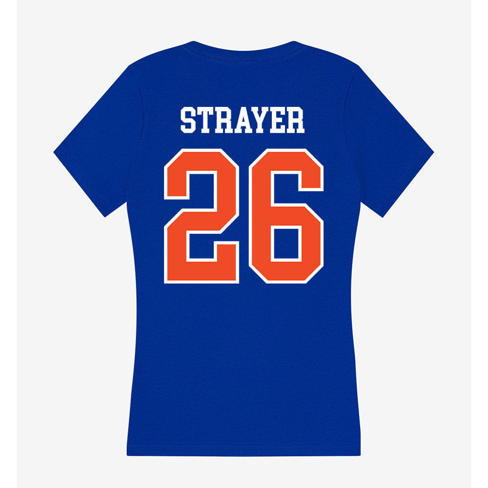 Florida - NCAA Baseball : Cash Strayer - Women's V-Neck T-Shirt-1