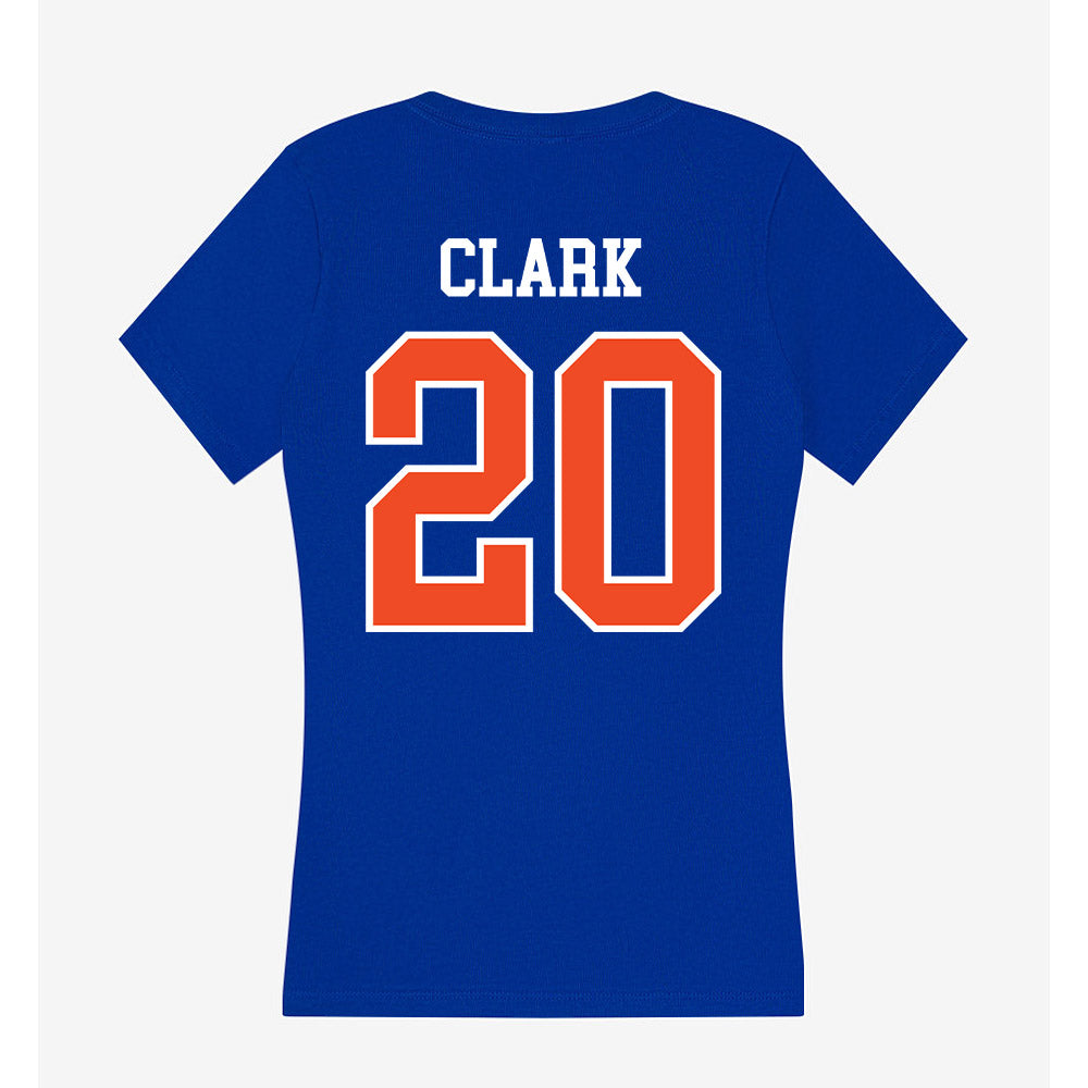 Florida - NCAA Football : Waltez Duke Clark - Women's V-Neck T-Shirt-1