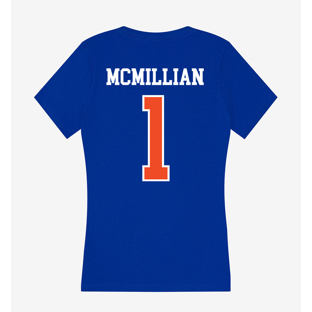 Florida - NCAA Women's Volleyball : DeAndrea McMillian - Women's V-Neck T-Shirt-1