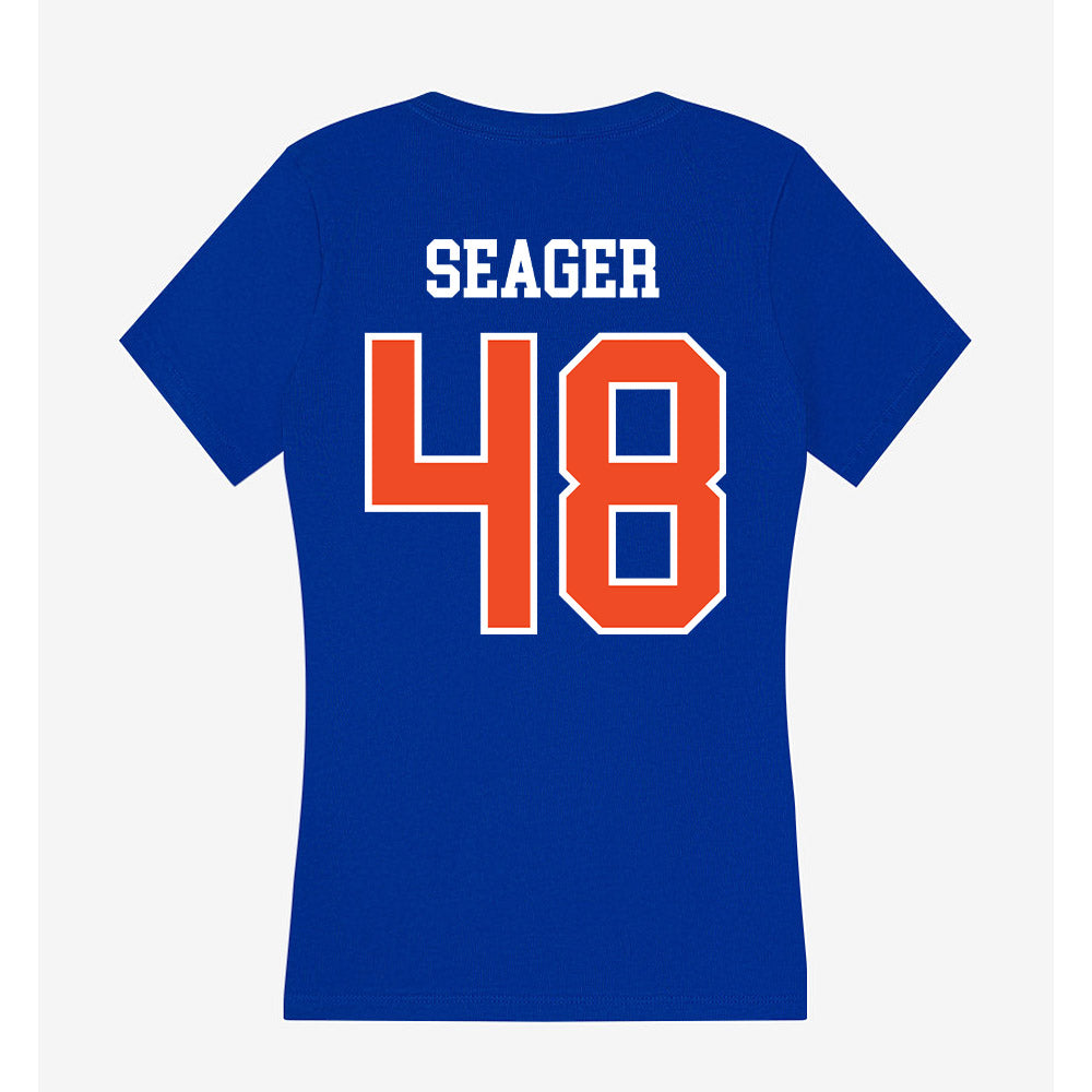 Florida - NCAA Football : Erich Seager - Women's V-Neck T-Shirt-1