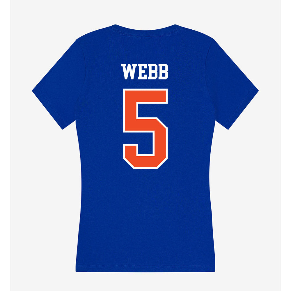 Florida - NCAA Football : Treyaun Webb - Women's V-Neck T-Shirt-1