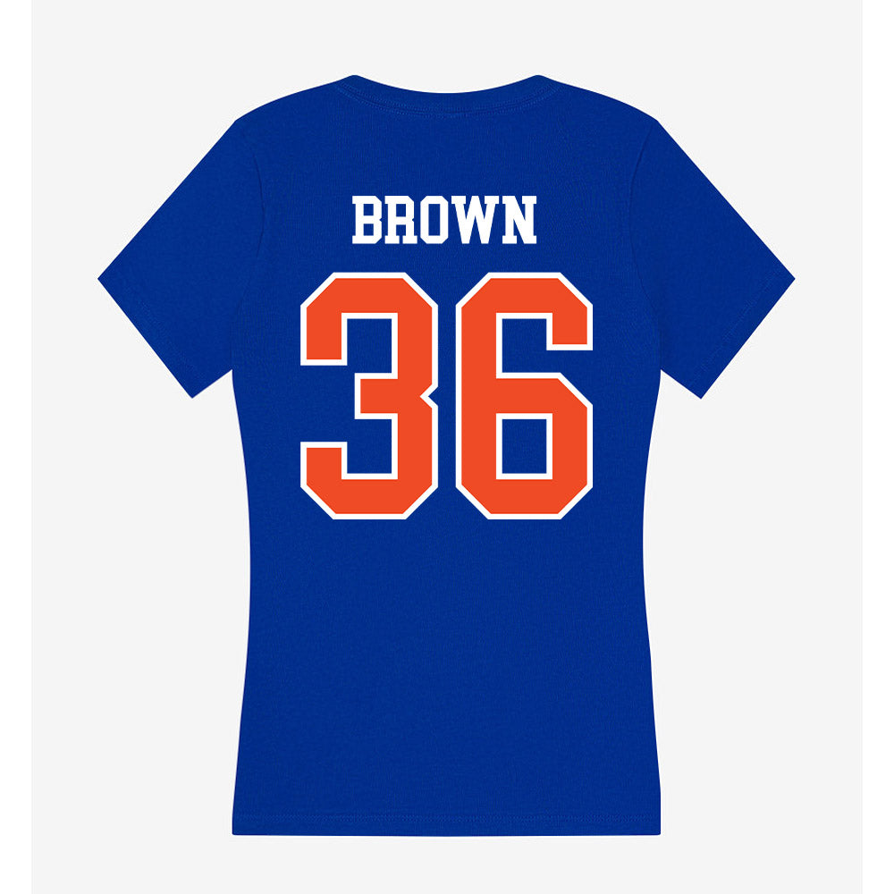 Florida - NCAA Football : Vincent Brown - Women's V-Neck T-Shirt-1