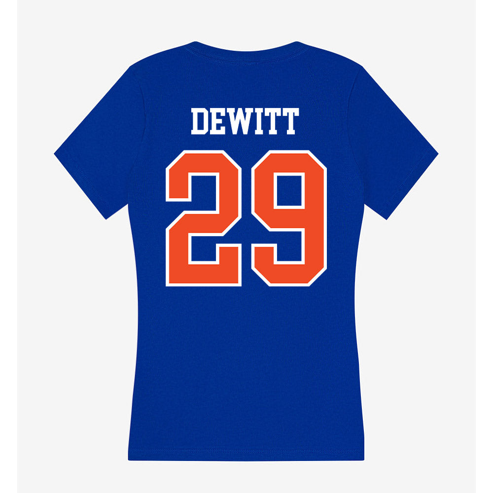 Florida - NCAA Women's Lacrosse : Boo DeWitt - Women's V-Neck T-Shirt-1