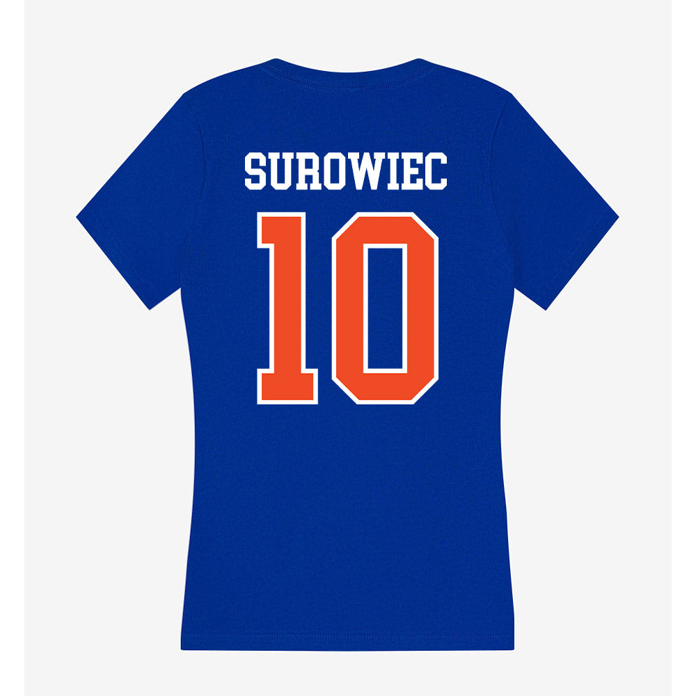 Florida - NCAA Baseball : Ethan Surowiec - Women's V-Neck T-Shirt-1