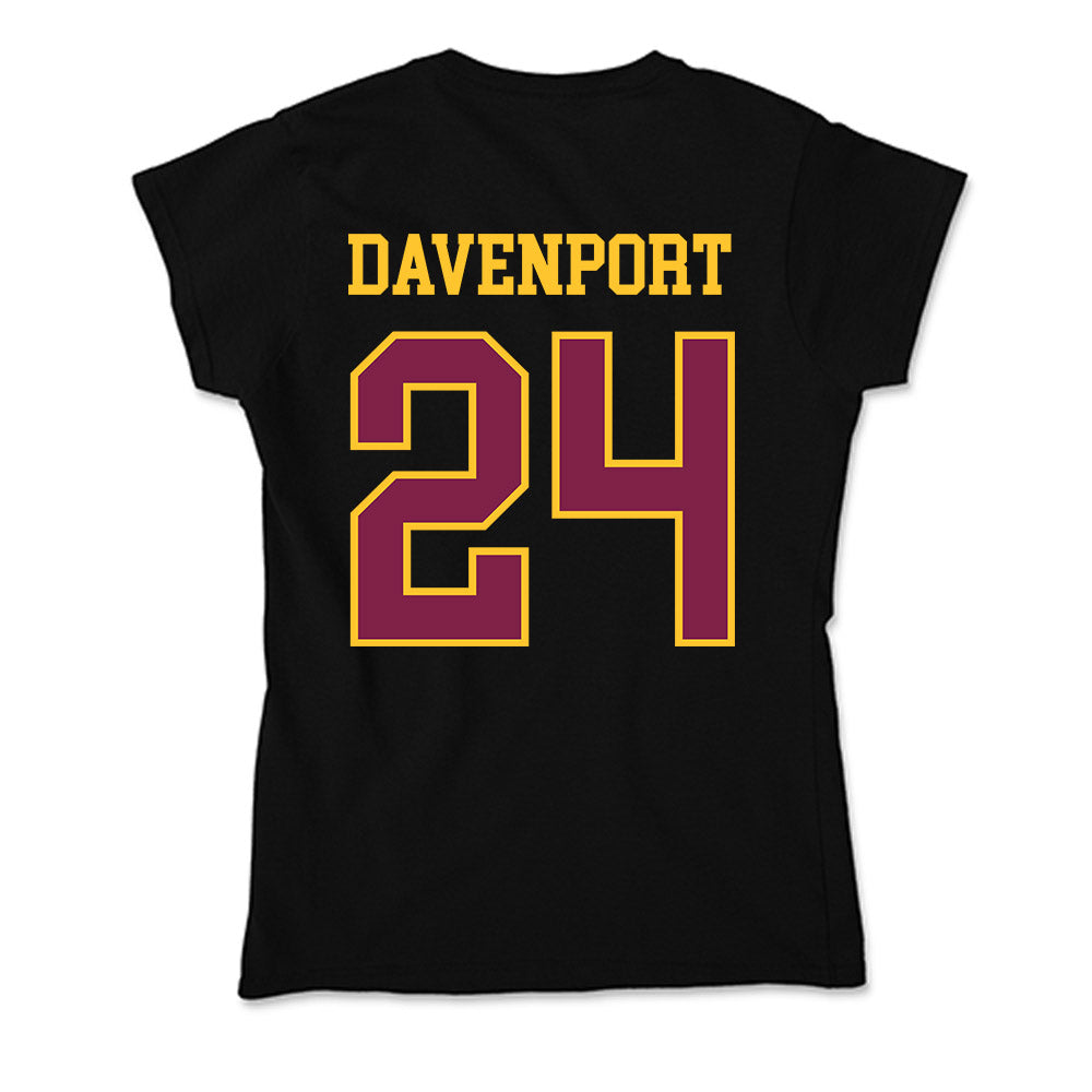 Arizona State - NCAA Women's Basketball : Deborah Davenport - Soft Style Women’s T-Shirt-1