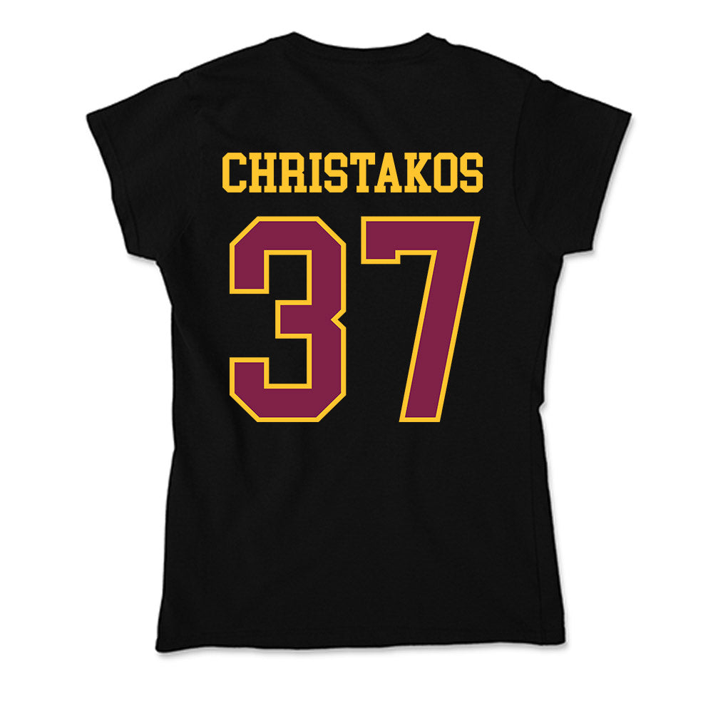 Arizona State - NCAA Football : Tommy Christakos - Soft Style Women’s T-Shirt-1