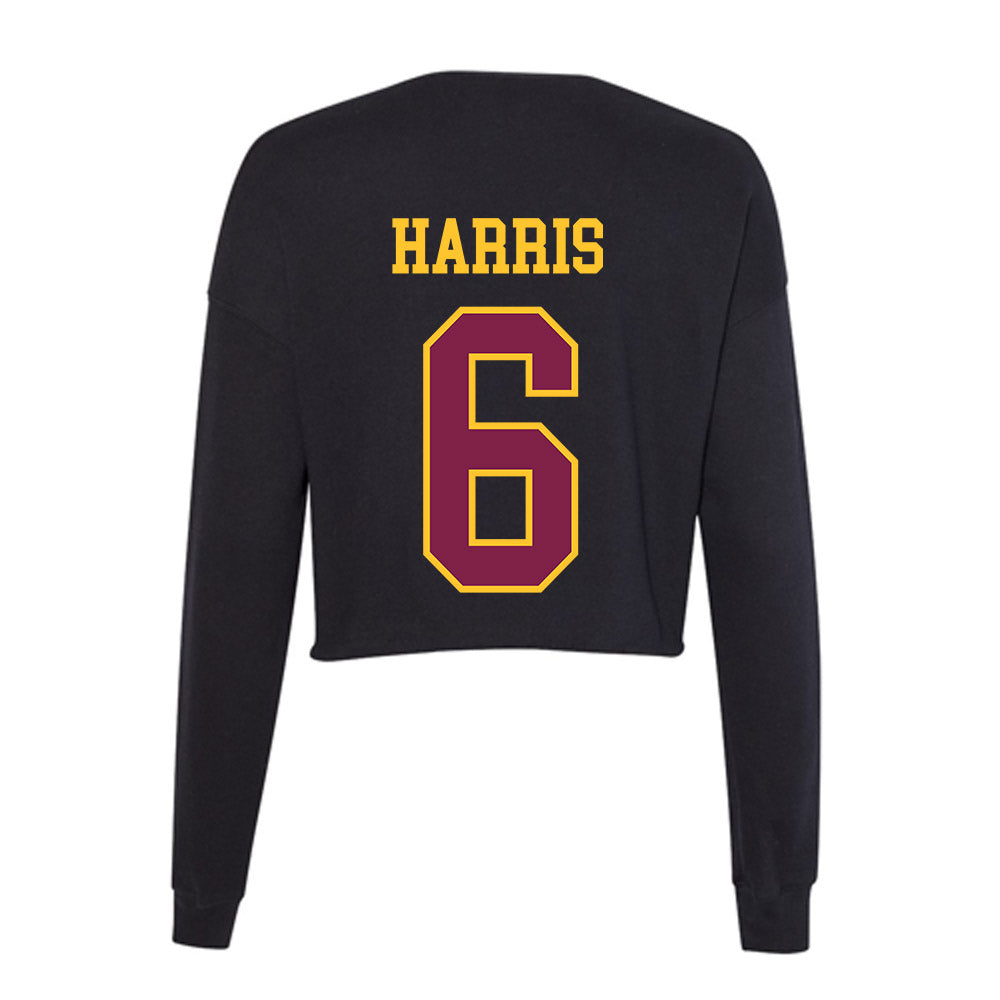 Arizona State - NCAA Women's Lacrosse : Kara Harris - Women's Cropped Crew Fleece-1