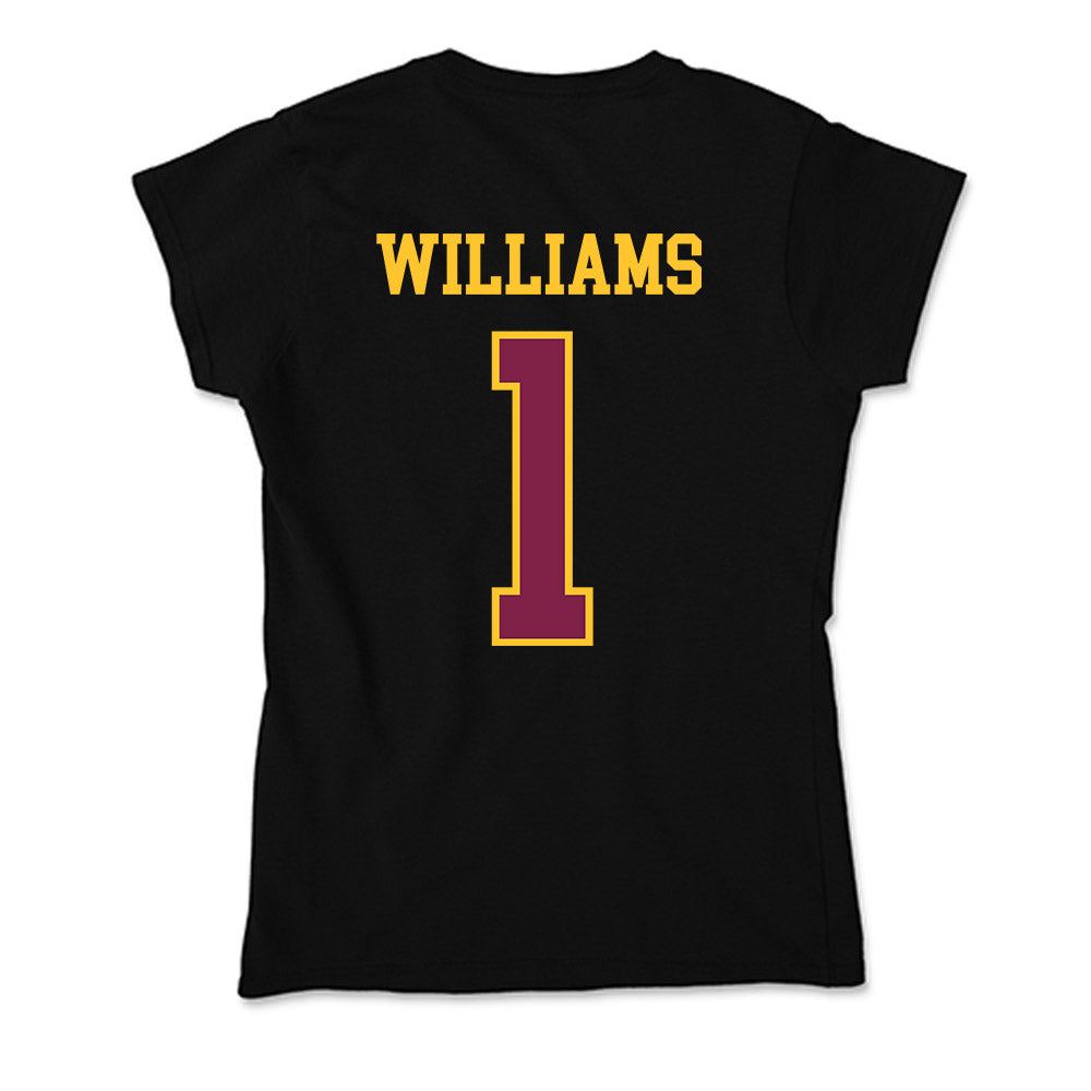 Arizona State - NCAA Women's Basketball : Amaya Williams - Soft Style Women’s T-Shirt-1