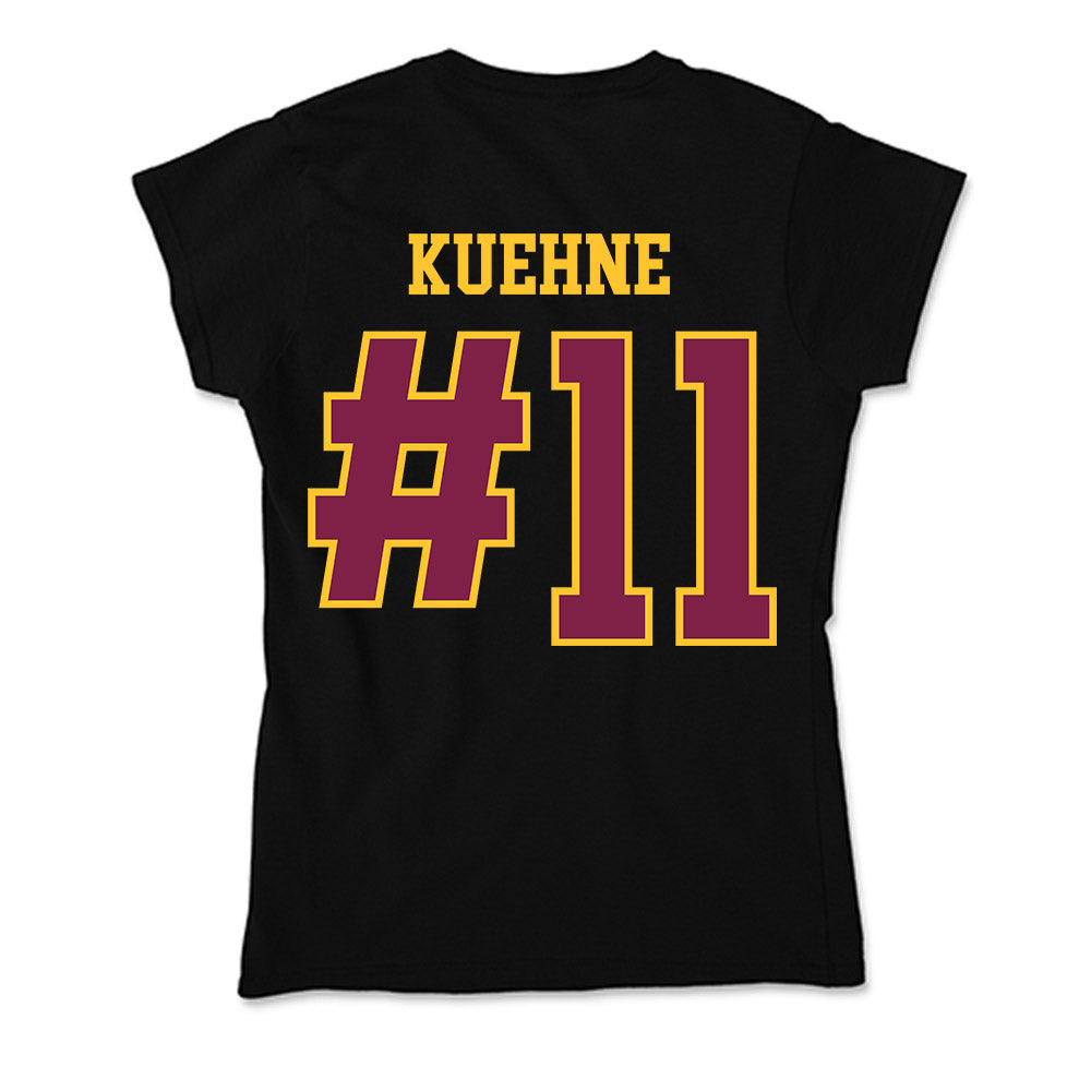 Arizona State - NCAA Men's Ice Hockey : Lincoln Kuehne - Soft Style Women’s T-Shirt-1