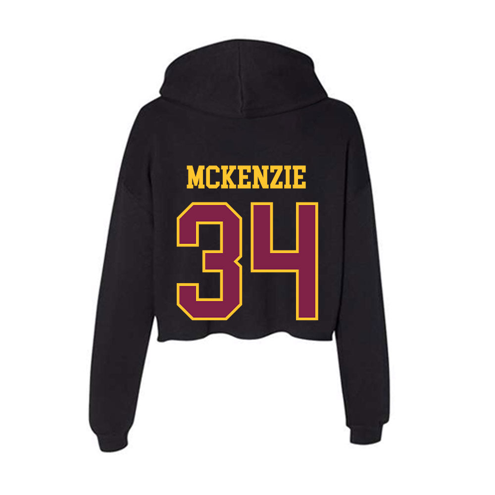 Arizona State - NCAA Football : Matthew McKenzie - Women's Crop Fleece Hoodie-1
