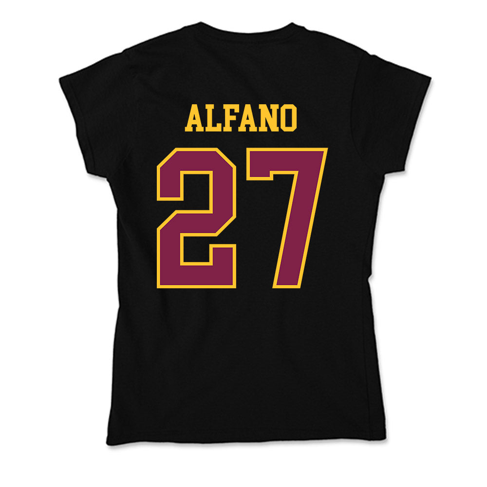 Arizona State - NCAA Men's Ice Hockey : Sam Alfano - Soft Style Women’s T-Shirt-1
