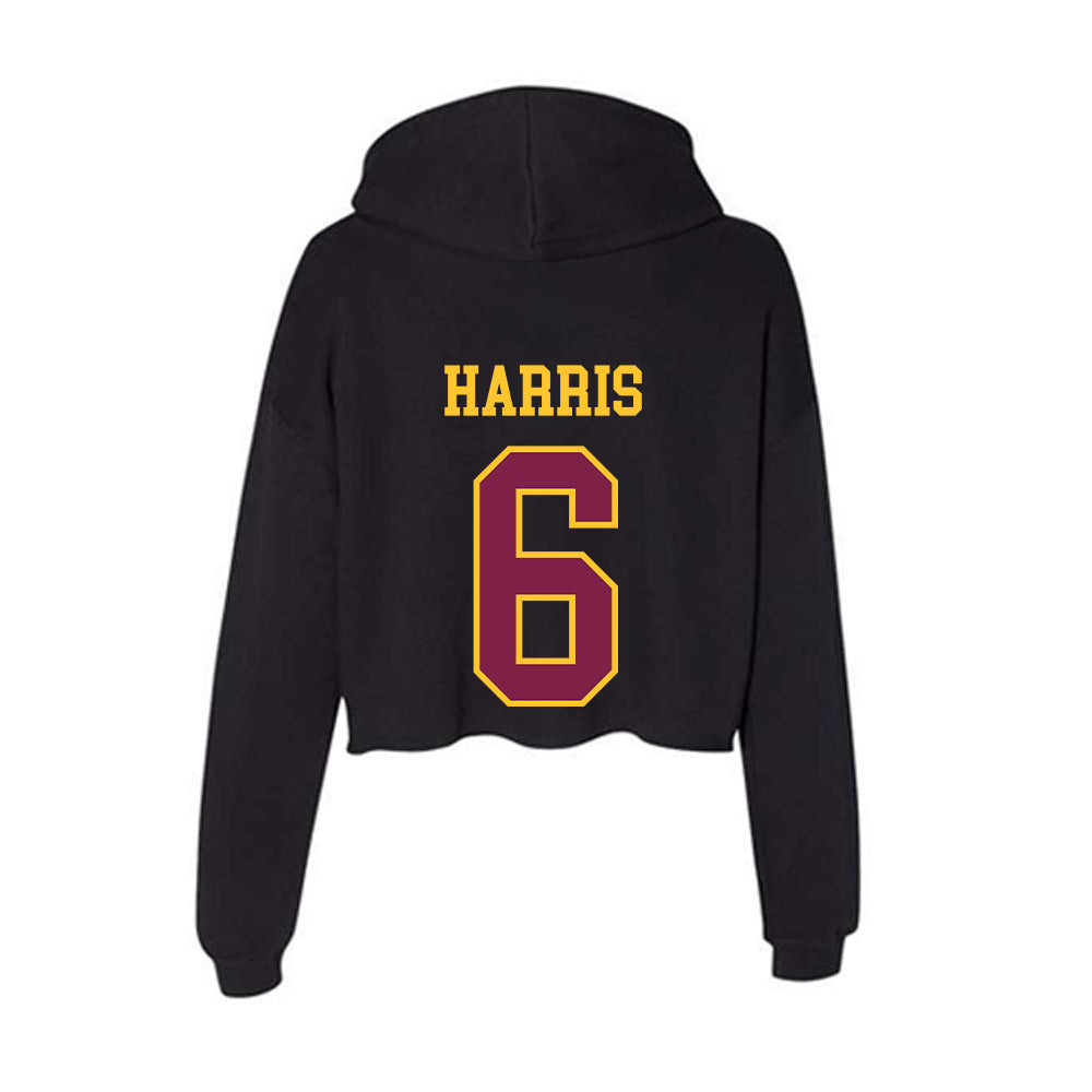 Arizona State - NCAA Women's Lacrosse : Kara Harris - Women's Crop Fleece Hoodie-1