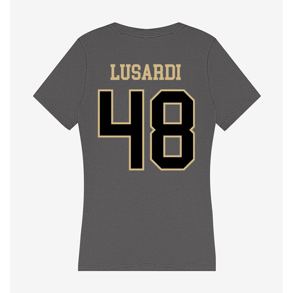 Wake Forest - NCAA Football : Matthew Lusardi - Women's V-Neck T-Shirt-1
