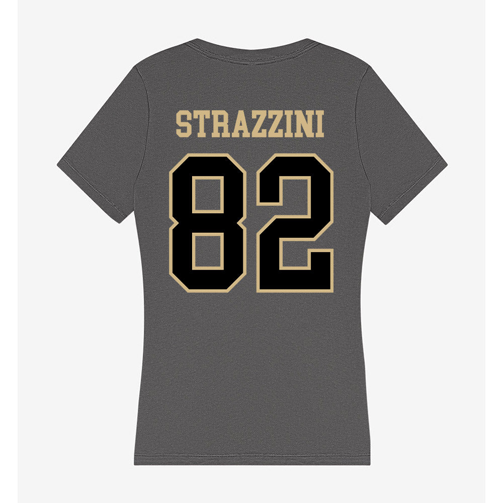 Wake Forest - NCAA Football : Luca Strazzini - Women's V-Neck T-Shirt-1