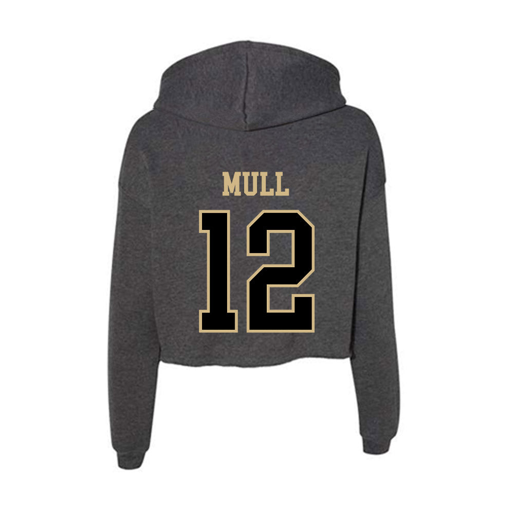 Wake Forest - NCAA Football : Jaxon Mull - Women's Crop Fleece Hoodie-1