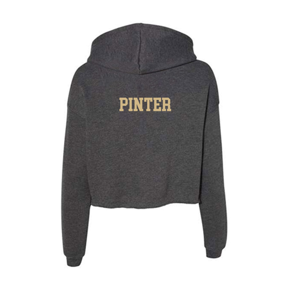 Wake Forest - NCAA Women's Track & Field : Julia Pinter - Women's Crop Fleece Hoodie-1