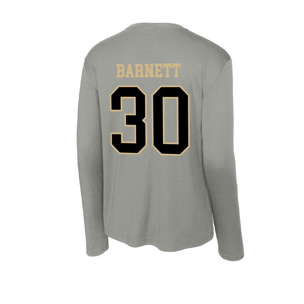 Wake Forest - NCAA Men's Soccer : Owen Barnett - Activewear Long Sleeve T-Shirt-1