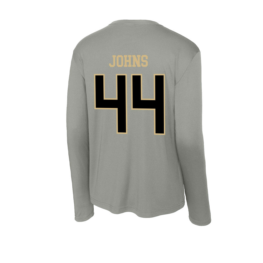 Wake Forest - NCAA Women's Basketball : Emily Johns - Activewear Long Sleeve T-Shirt-1