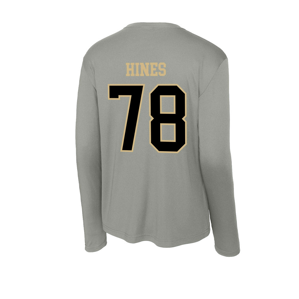 Wake Forest - NCAA Football : Jack Hines - Activewear Long Sleeve T-Shirt-1