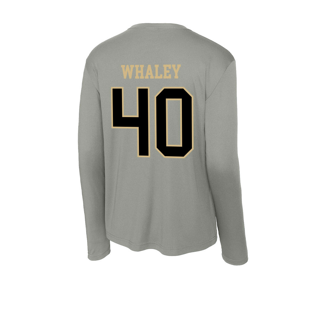 Wake Forest - NCAA Football : Whittman Whaley - Activewear Long Sleeve T-Shirt-1