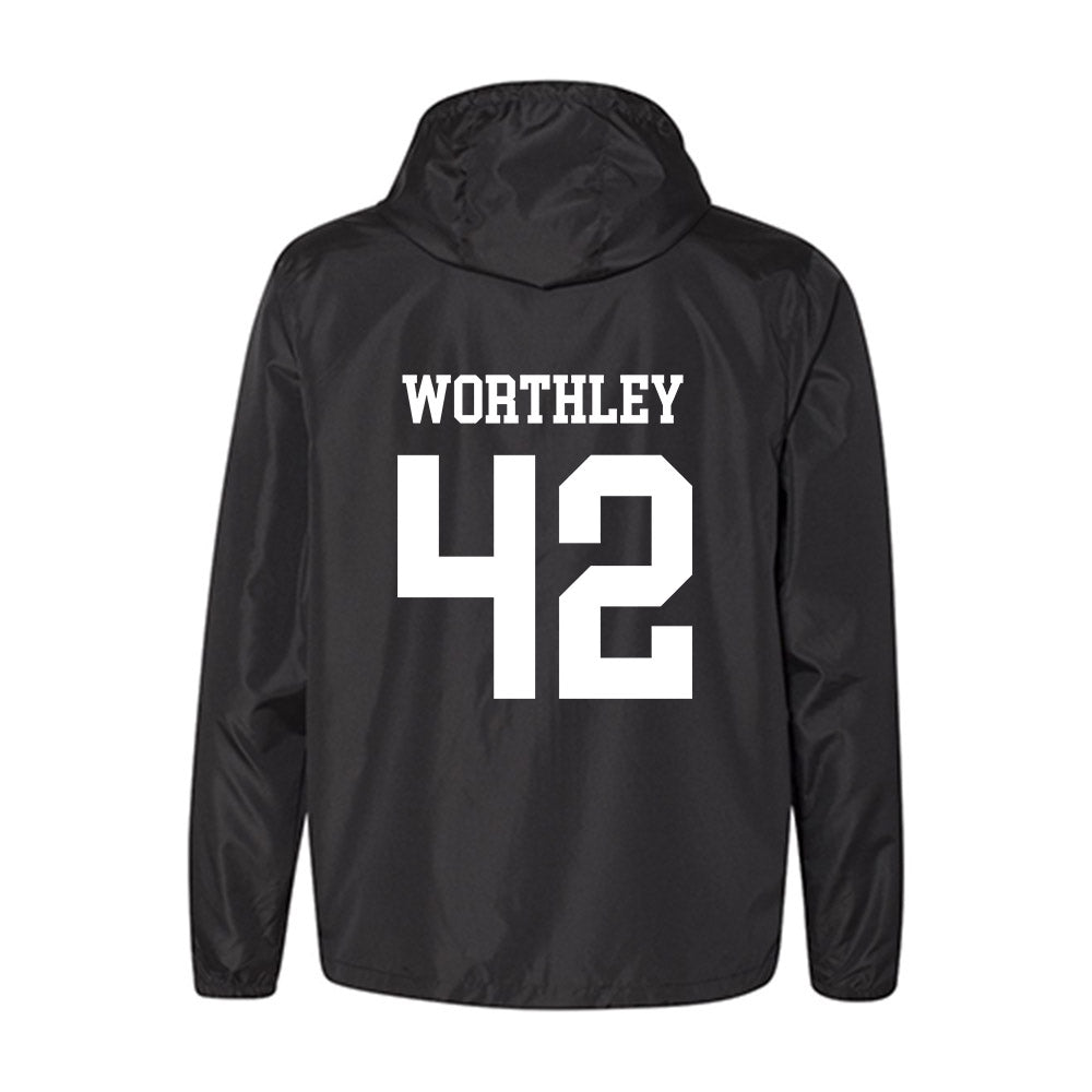 Nebraska - NCAA Baseball : Jalen Worthley - Windbreaker-1