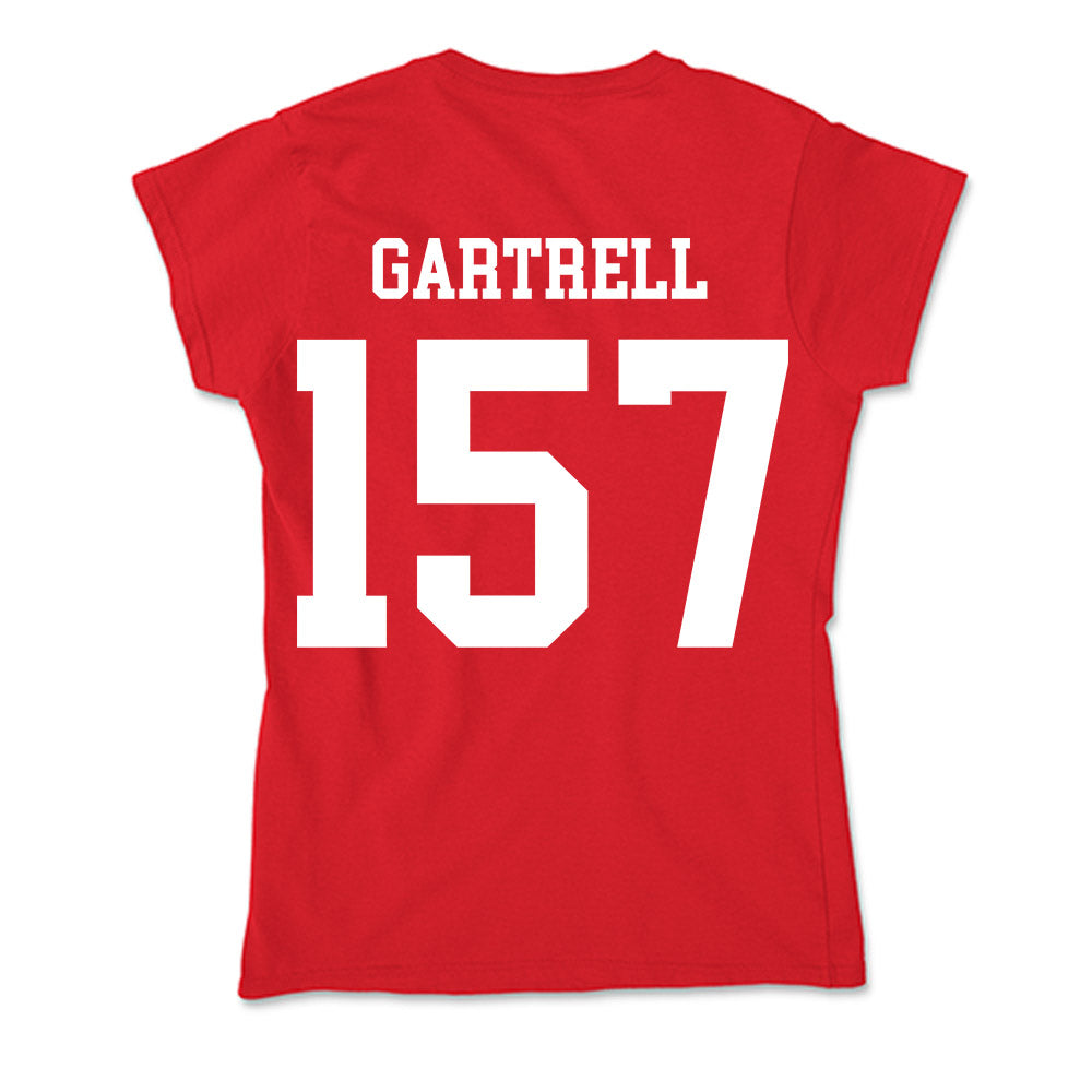 Nebraska - NCAA Wrestling : Dez Gartrell - Soft Style Women’s T-Shirt-1