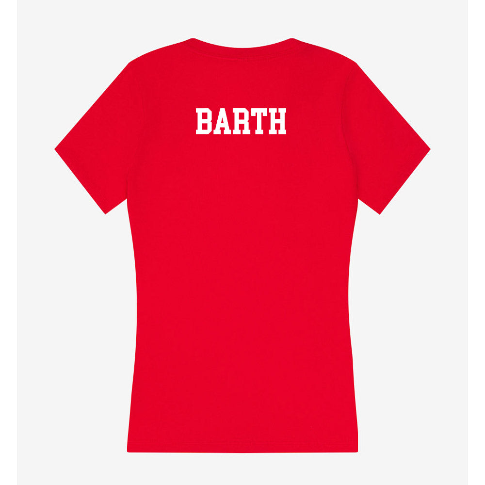 Nebraska - NCAA Women's Gymnastics : Katelyn Barth - Women's V-Neck T-Shirt-1