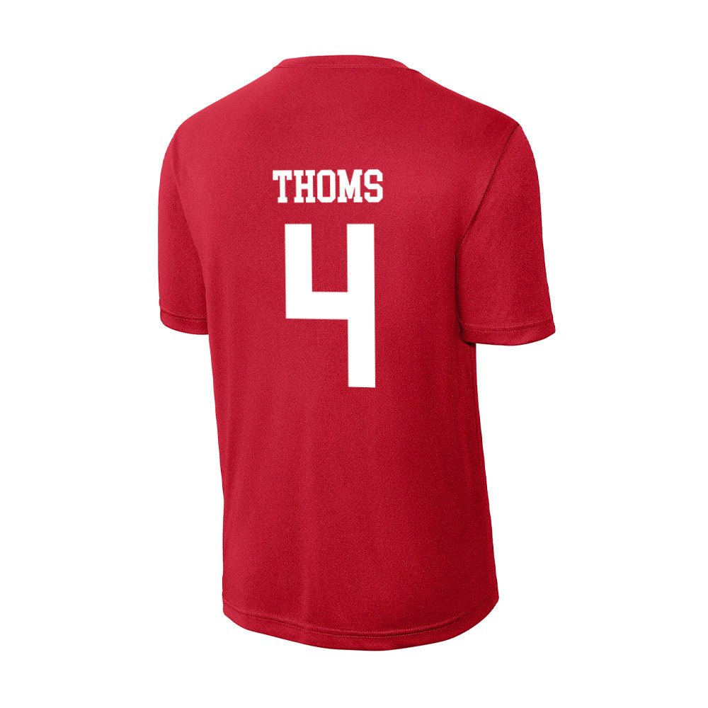 Nebraska - NCAA Softball : Malia Thoms - Activewear T-Shirt-1