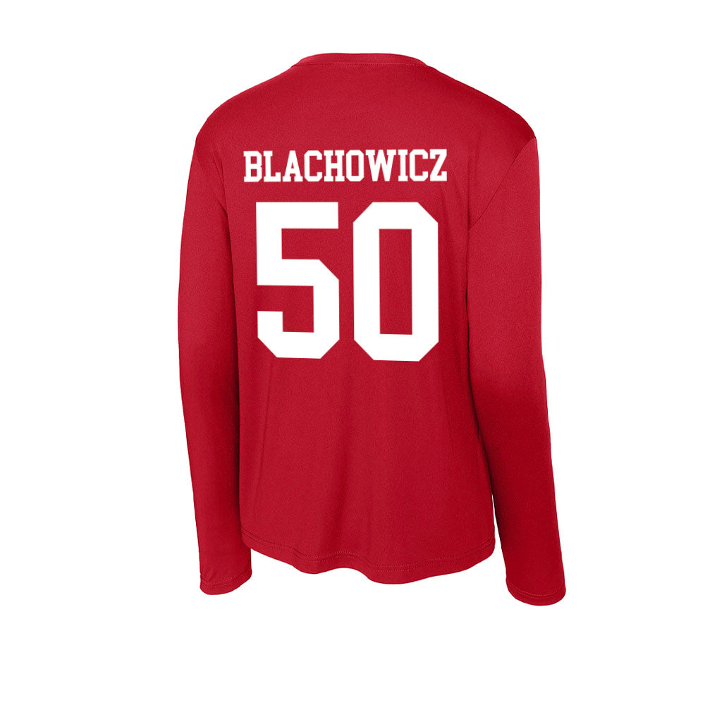 Nebraska - NCAA Baseball : Gavin Blachowicz - Activewear Long Sleeve T-Shirt-1