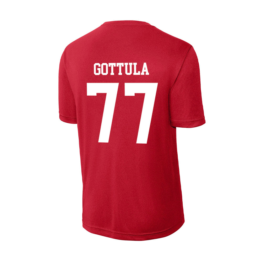 Nebraska - NCAA Football : Gunnar Gottula - Activewear T-Shirt-1