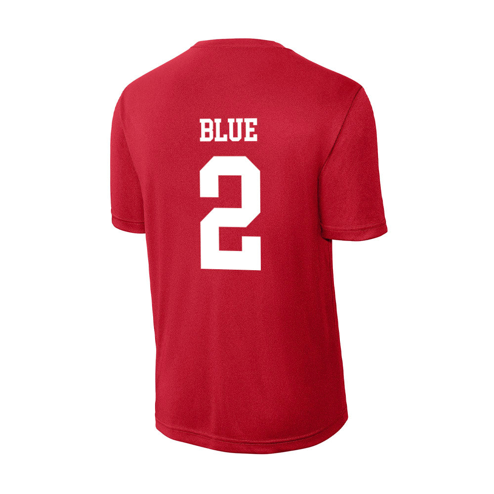 Nebraska - NCAA Men's Basketball : Kendall Blue - Activewear T-Shirt-1