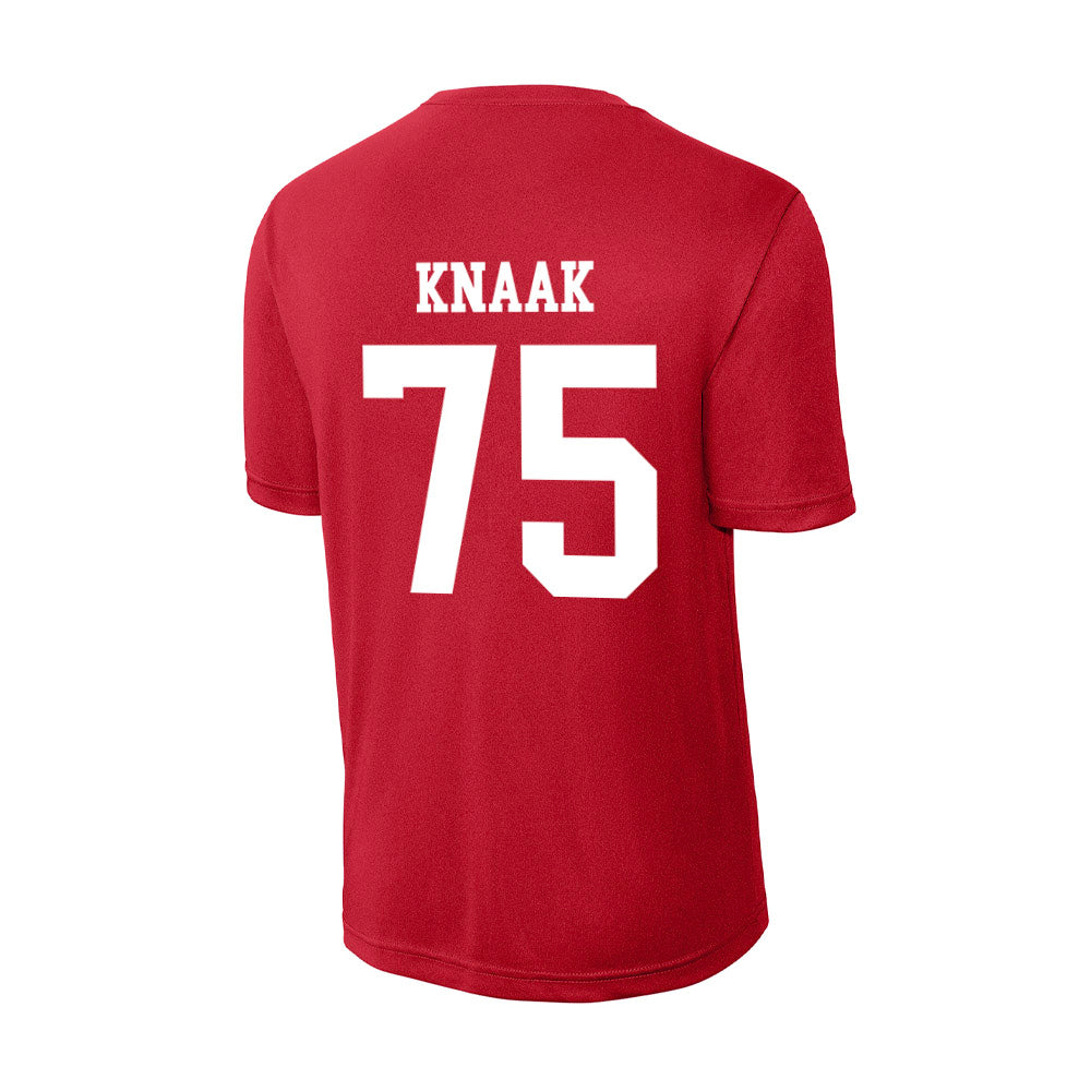 Nebraska - NCAA Football : Tyler Knaak - Activewear T-Shirt-1