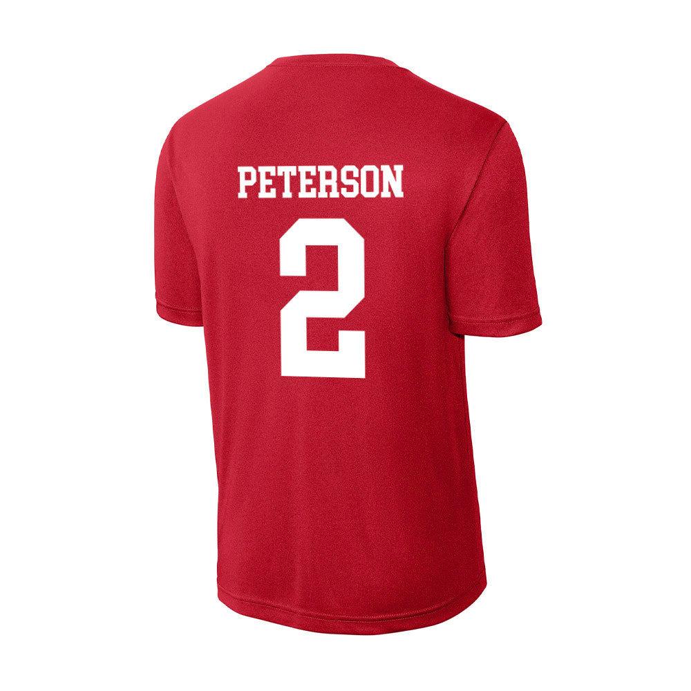 Nebraska - NCAA Women's Soccer : Haley Peterson - Activewear T-Shirt-1