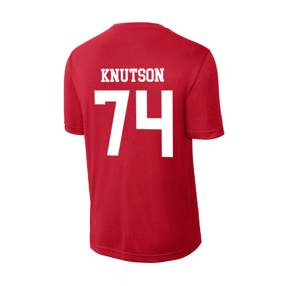 Nebraska - NCAA Football : Brock Knutson - Activewear T-Shirt-1