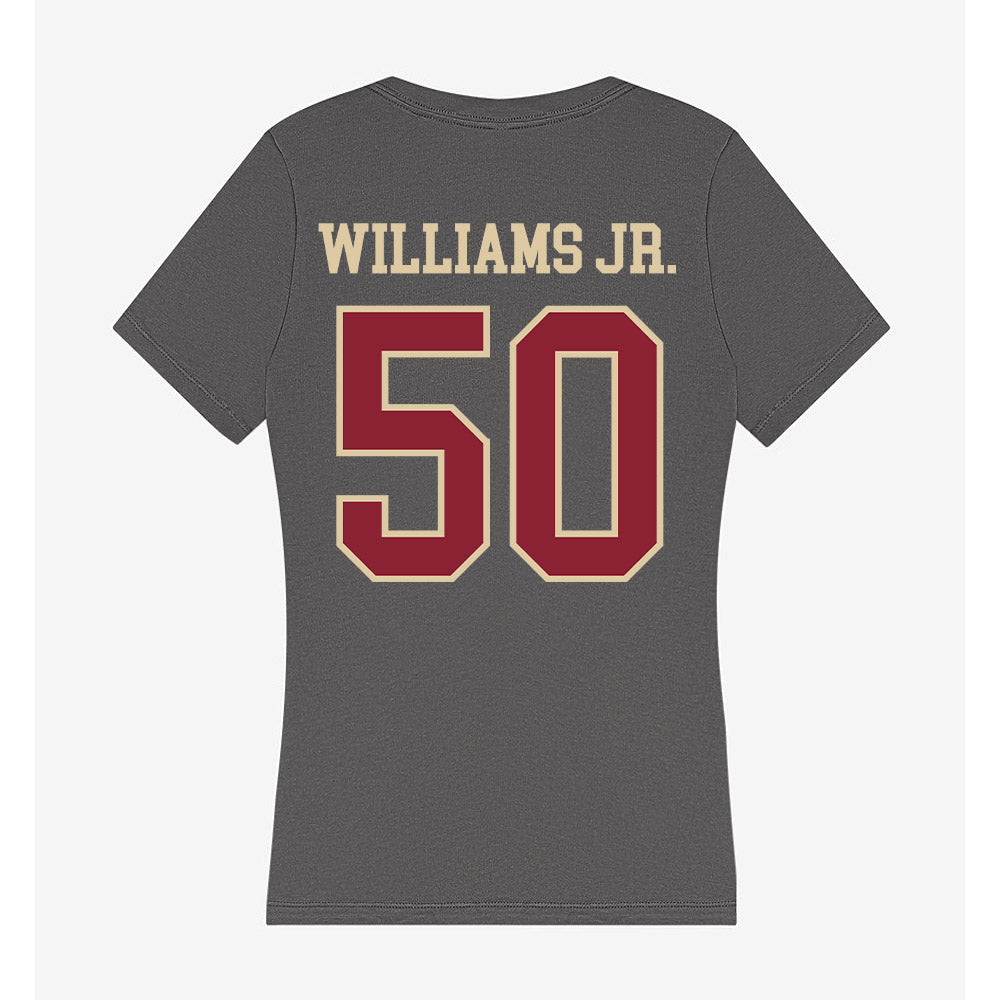 Boston College - NCAA Football : Denzil Williams Jr. - Women's V-Neck T-Shirt-1