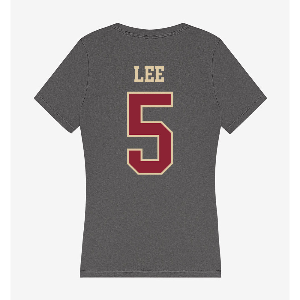 Boston College - NCAA Women's Soccer : Milla Lee - Women's V-Neck T-Shirt-1