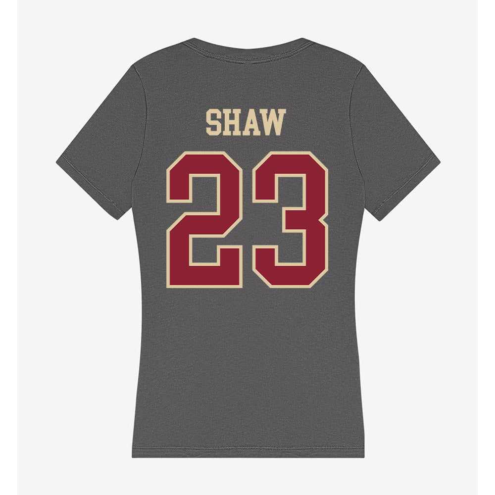 Boston College - NCAA Men's Basketball : Aidan Shaw - Women's V-Neck T-Shirt-1