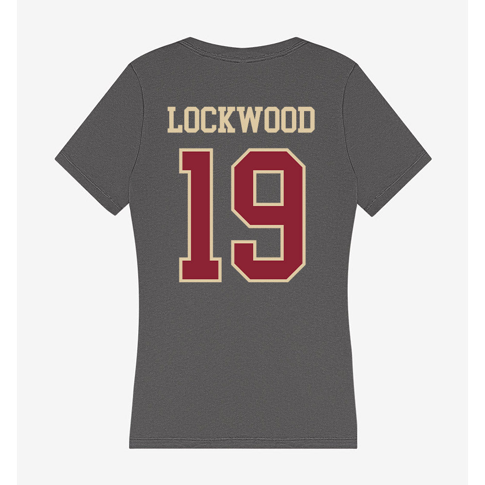 Boston College - NCAA Football : Ty Lockwood - Women's V-Neck T-Shirt-1