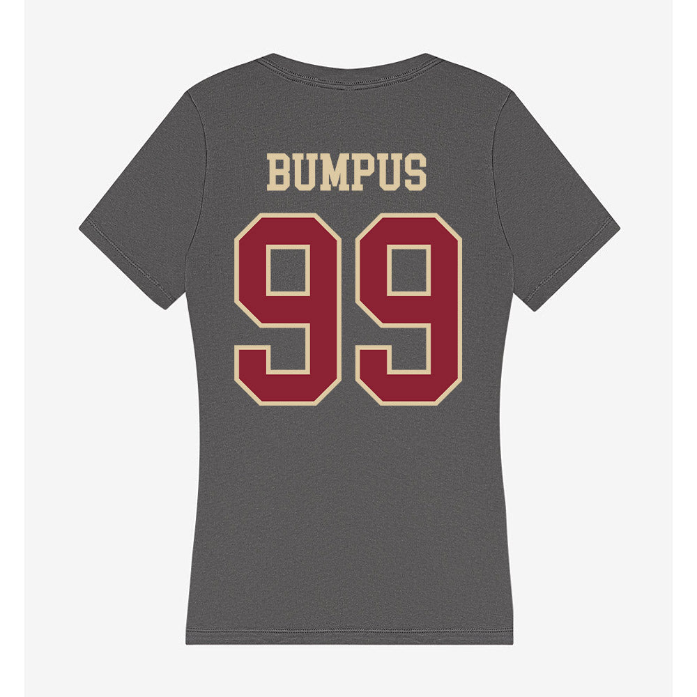 Boston College - NCAA Football : Michael Bumpus - Women's V-Neck T-Shirt-1