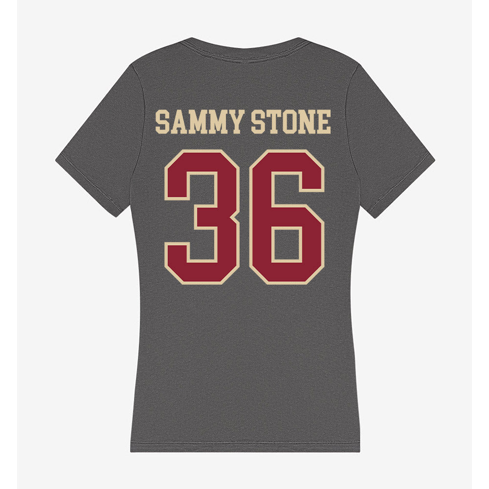 Boston College - NCAA Football : Billy Sammy stone - Women's V-Neck T-Shirt-1