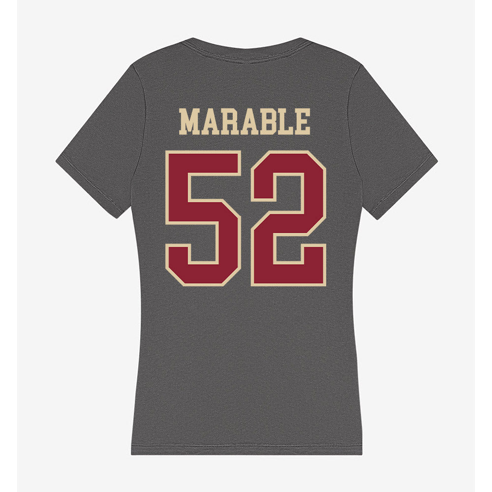 Boston College - NCAA Football : Chris Marable - Women's V-Neck T-Shirt-1