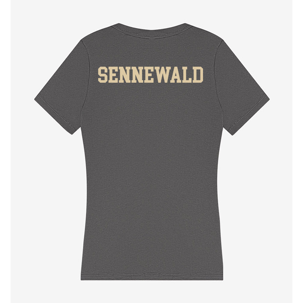 Boston College - NCAA Men's Fencing : Alex Sennewald - Women's V-Neck T-Shirt-1