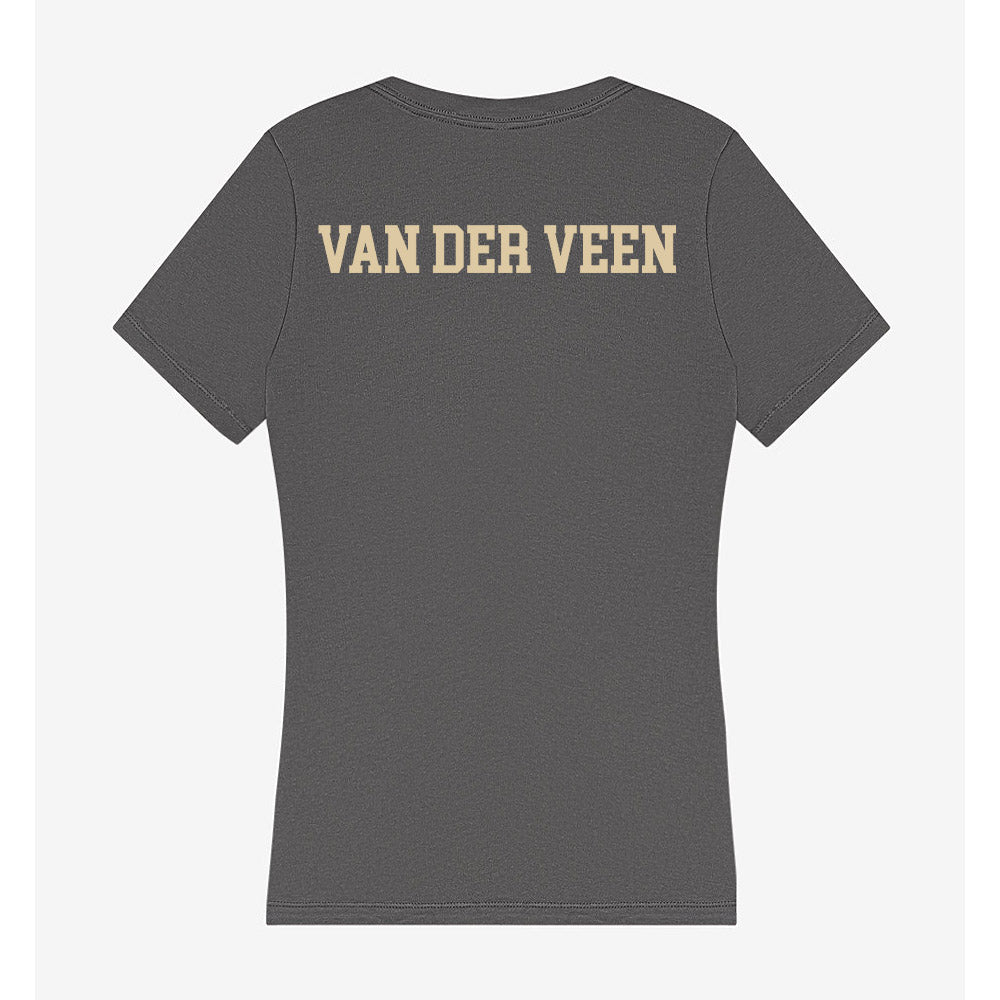 Boston College - NCAA Women's Field Hockey : Kike Van der Veen - Women's V-Neck T-Shirt-1