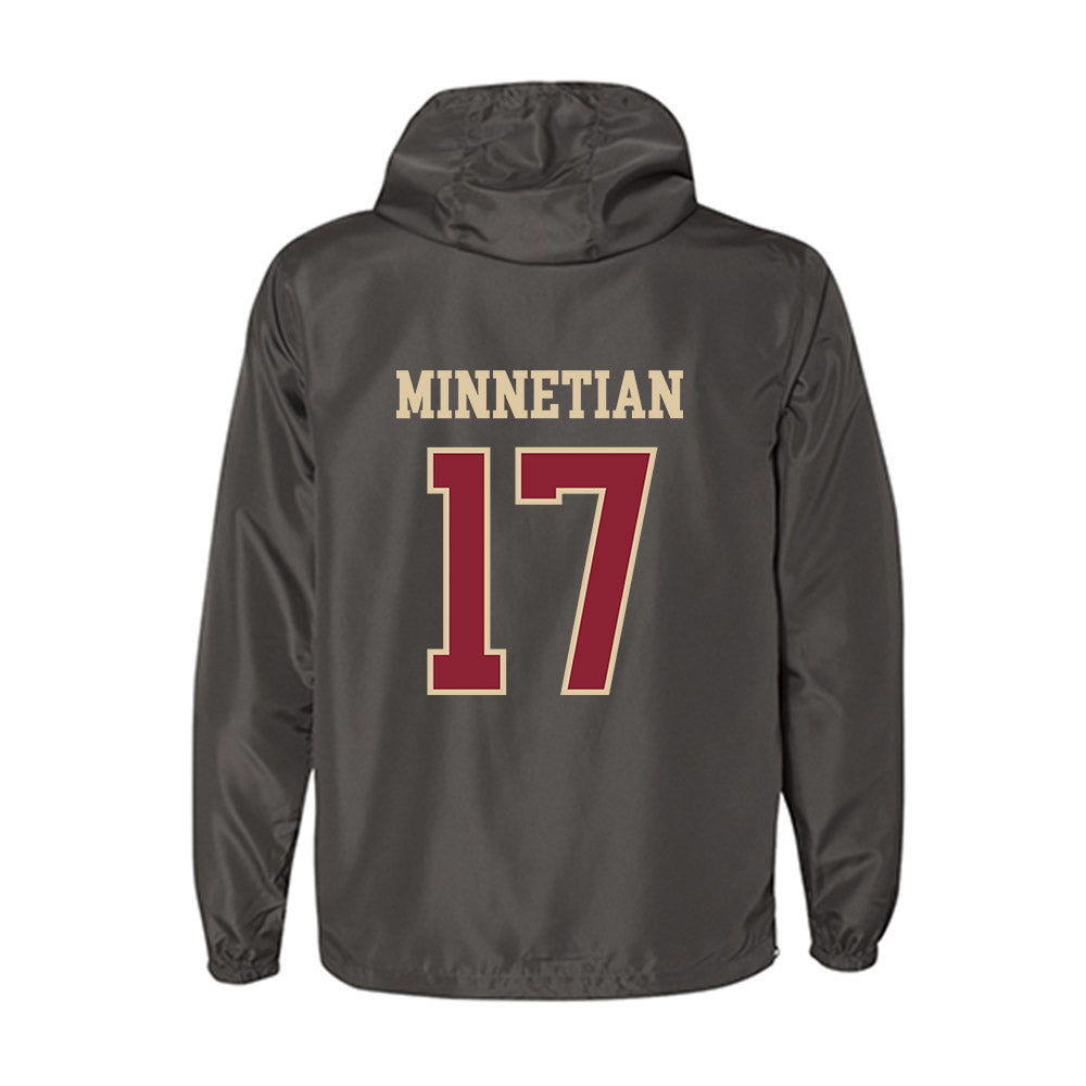 Boston College - NCAA Men's Ice Hockey : Aram Minnetian - Windbreaker-1